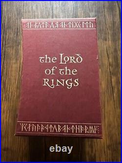 The Lord of the Rings 3 volumes J. R. R. Tolkien Folio Society 2001 VGC