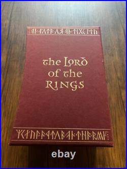 The Lord of the Rings 3 volumes J. R. R. Tolkien Folio Society 2001 VGC