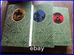 The Lord of the Rings 3 volumes J. R. R. Tolkien Folio Society 2001 VGC