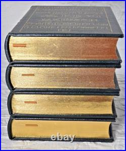 The Lord of the Rings 4 Book Set J. R. R. Tolkien Premium Leather New Book#3