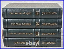 The Lord of the Rings 4 Book Set J. R. R. Tolkien Premium Leather New Book#3