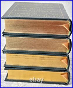The Lord of the Rings 4 Book Set J. R. R. Tolkien Premium Leather New Book#3