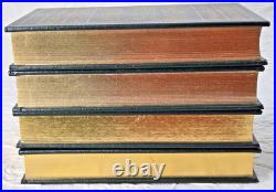 The Lord of the Rings 4 Book Set J. R. R. Tolkien Premium Leather New Book#3