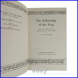 The Lord of the Rings 6-5-6 Impressions J. R. R. Tolkien 1st Edition JRR