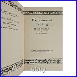 The Lord of the Rings 6-5-6 Impressions J. R. R. Tolkien 1st Edition JRR