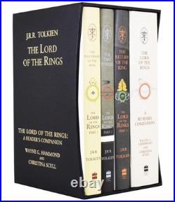 The Lord of the Rings & A Reader's Companion by J. R. R. Tolkien 4 Books HB