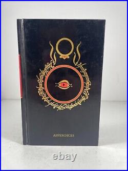 The Lord of the Rings Appendices by J. R. R. Tolkien Hardcover 1994 VERY GOOD