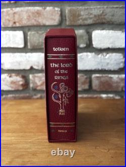 The Lord of the Rings Collector's Ed Red Leatherette HC with Map & Slipcase