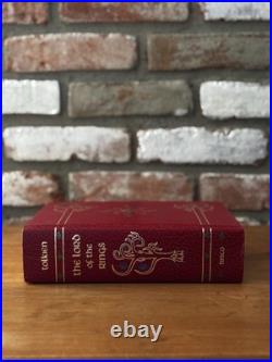 The Lord of the Rings Collector's Ed Red Leatherette HC with Map & Slipcase