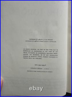 The Lord of the Rings Collector's Edition HMCO 1966 with map and cover