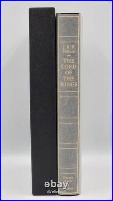 The Lord of the Rings Deluxe Edition Tolkien LotR Allen & Unwin 1982 VGC