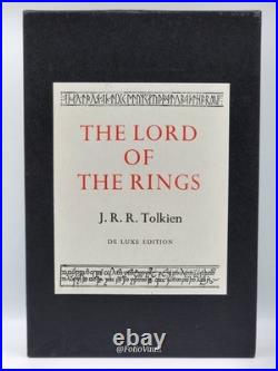 The Lord of the Rings Deluxe Edition Tolkien LotR Allen & Unwin 1982 VGC