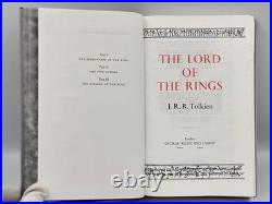 The Lord of the Rings Deluxe Edition Tolkien LotR Allen & Unwin 1982 VGC