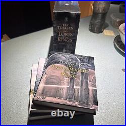 The Lord of the Rings Hardcover by J. R. R. Tolkien Open Box 3 Book Set Illustratd