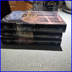 The Lord of the Rings Hardcover by J. R. R. Tolkien Open Box 3 Book Set Illustratd