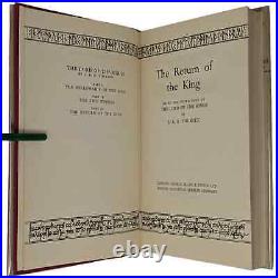 The Lord of the Rings J R R TOLKIEN Allen & Unwin 1960 FIRST EDITION 8th/7th/6th