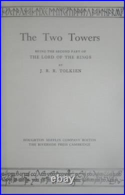 The Lord of the Rings J. R. R. Tolkien 14,11,11 Printings 1963