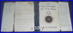 The Lord of the Rings J. R. R. Tolkien 1956/1957 5,4,3 Set with Dustjackets VG