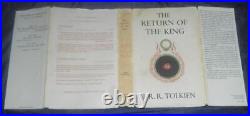 The Lord of the Rings J. R. R. Tolkien 1956/1957 5,4,3 Set with Dustjackets VG