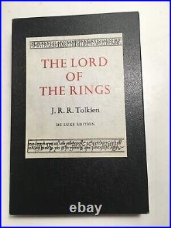 The Lord of the Rings J. R. R. Tolkien 1969 India Paper Deluxe Edition 6th pr