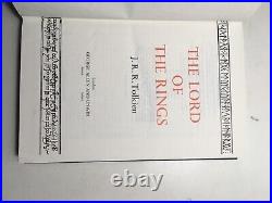 The Lord of the Rings J. R. R. Tolkien 1969 India Paper Deluxe Edition 6th pr