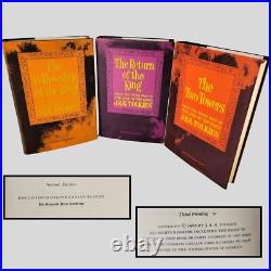 The Lord of the Rings J. R. R. Tolkien, 2nd edition, Box Set, Houghton Mifflin