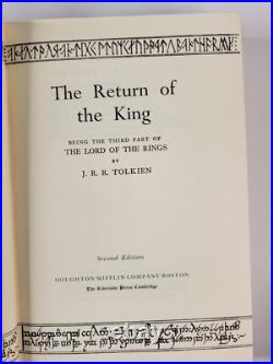 The Lord of the Rings J. R. R. Tolkien, 2nd edition, Box Set, Houghton Mifflin