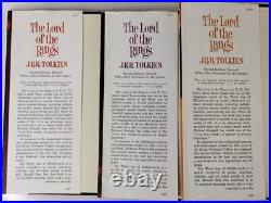 The Lord of the Rings J. R. R. Tolkien, 2nd edition, Box Set, Houghton Mifflin