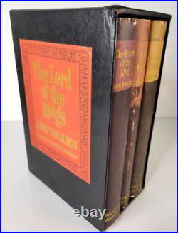 The Lord of the Rings J. R. R. Tolkien, 2nd edition, Box Set, Houghton Mifflin