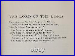 The Lord of the Rings J. R. R. Tolkien, 2nd edition, Box Set, Houghton Mifflin