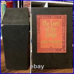 The Lord of the Rings J. R. R. Tolkien (2nd edition box set) Houghton Mifflin