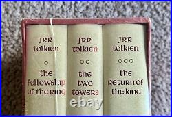 The Lord of the Rings J. R. R. Tolkien Folio Society 1990 3 volumes Rare