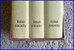 The Lord of the Rings J. R. R. Tolkien Folio Society 1990 3 volumes Rare