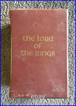 The Lord of the Rings J. R. R. Tolkien Folio Society 1990 3 volumes Rare