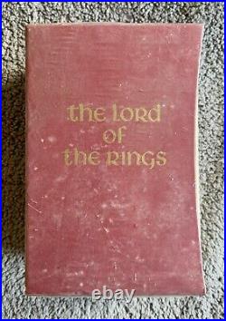 The Lord of the Rings J. R. R. Tolkien Folio Society 1990 3 volumes Rare