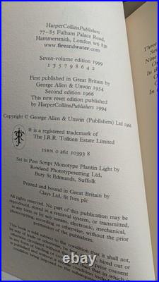 The Lord of the Rings J R R Tolkien H/C Millennium Edition Box Set withCD