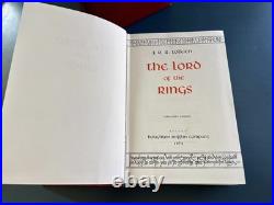 The Lord of the Rings J. R. R. Tolkien Hardcover Collector's Edition 1974 1st p