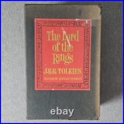 The Lord of the Rings J. R. R. Tolkien Hardcover Revised Houghton Mifflin Dust Ja