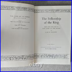 The Lord of the Rings J. R. R. Tolkien Hardcover Revised Houghton Mifflin Dust Ja