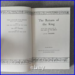 The Lord of the Rings J. R. R. Tolkien Hardcover Revised Houghton Mifflin Dust Ja