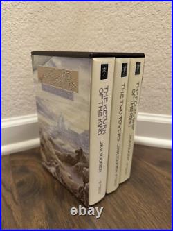 The Lord of the Rings J. R. R. Tolkien Houghton Mifflin Box Set withMaps HC DJ