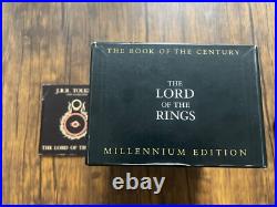 The Lord of the Rings J R R Tolkien Millennium Edition Box Set with CD Rare
