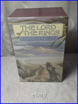 The Lord of the Rings J. R. R. Tolkien Trilogy Hardcover Boxed Set /Fold Maps 1993