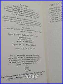 The Lord of the Rings J. R. R. Tolkien Trilogy Hardcover Boxed Set /Fold Maps 1993