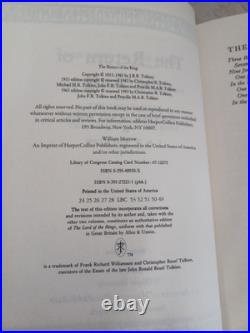 The Lord of the Rings J. R. R. Tolkien Trilogy Hardcover Boxed Set /Fold Maps 1993