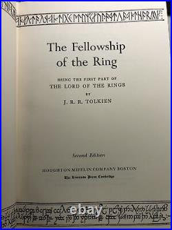 The Lord of the Rings J. R. R. Tolkien trilogy hardcover slip case 1965 B6-27
