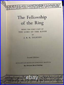 The Lord of the Rings J. R. R. Tolkien trilogy hardcover slip case 1965 B6-28