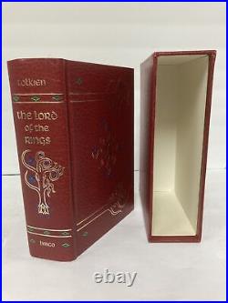 The Lord of the Rings JRR Tolkien 1966 3rd print Collectors Edition Red Slipcase