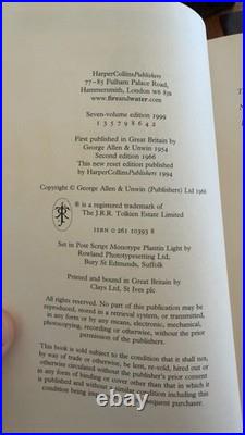 The Lord of the Rings Millennium Edition J. R. R. Tolkien RARE HC With CD Ex