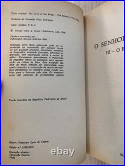 The Lord of the Rings? Rare First Portuguese Edition 1981 J. R. R. Tolkien